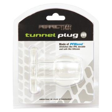 Perfect Fit Tunnel Plug Open Up Klar anal plug Medium
